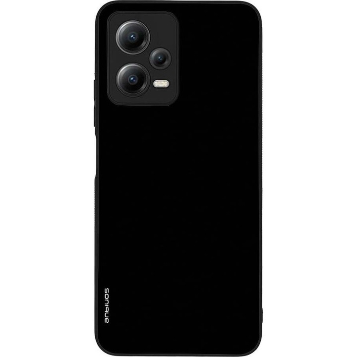 Husa telefon Sonique ColorBloc Series, pentru Xiaomi Redmi Note 12 5G / Poco X5 5G, silicon, design modern, culoare neagra