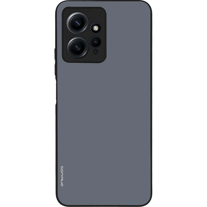 Husa telefon Sonique ColorBloc Series, pentru Xiaomi Redmi Note 12 4G, silicon, antichoc, albastru-negru