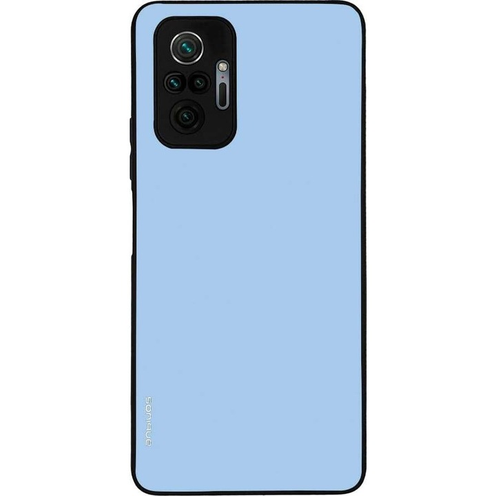 Husa telefon Sonique Colorbloc Series, protectie extra, antisoc, turcoaz, pentru Xiaomi Redmi Note 10 Pro