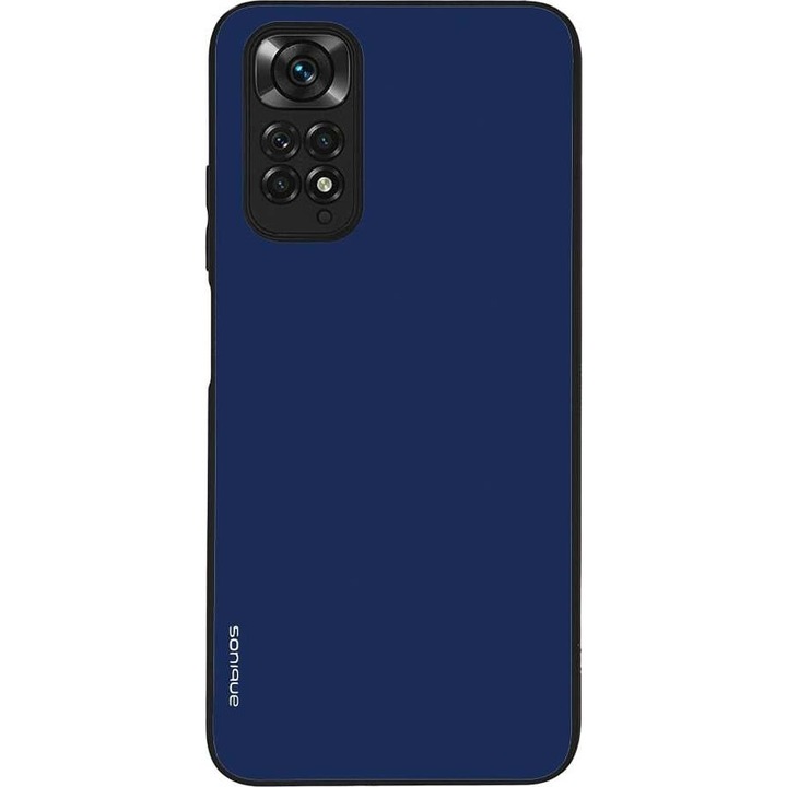 Husa telefon Sonique ColorBloc Series, pentru Xiaomi Redmi Note 11 4G / Redmi Note 11S, silicon, antichoc, albastra