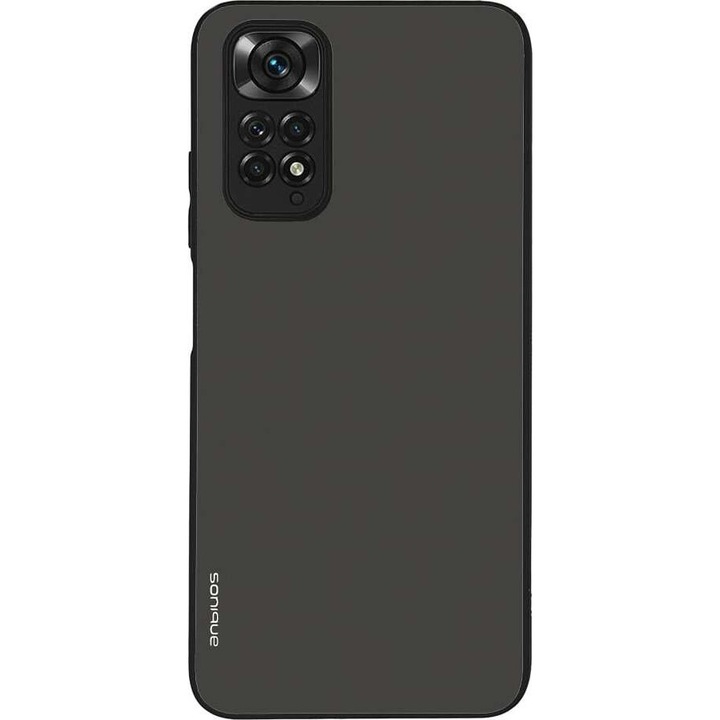 Husa telefon Sonique ColorBloc Series, pentru Xiaomi Redmi Note 11 4G / Redmi Note 11S, silicon, antisoc, neagra