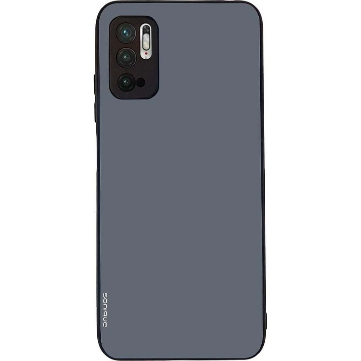 Husa telefon Sonique ColorBloc Series, pentru Xiaomi Redmi Note 10 5G / Poco M3 Pro 5G, albastru, silicon, antisoc