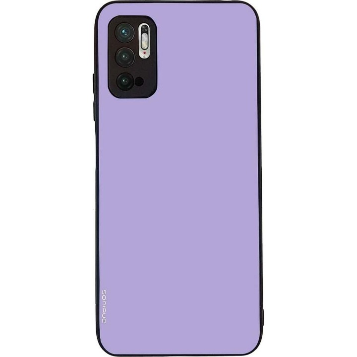 Husa telefon Sonique Colorbloc Series, protectie extra, design modern, violet, pentru Xiaomi Redmi Note 10 5G / Poco M3 Pro 5G
