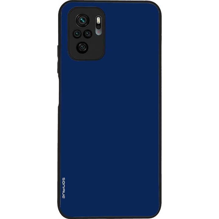 Husa telefon Sonique ColorBloc Series, silicon, antichoc, albastra, pentru Xiaomi Redmi Note 10 / Redmi Note 10s / Poco M5s