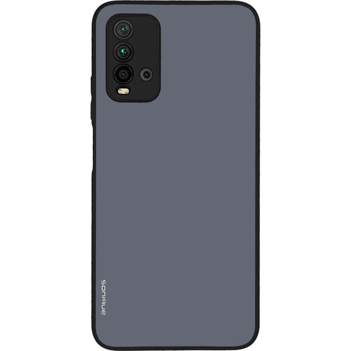Husa telefon Sonique Colorbloc Series, pentru Xiaomi Redmi 9T, silicon, antiderapant, albastru-negru