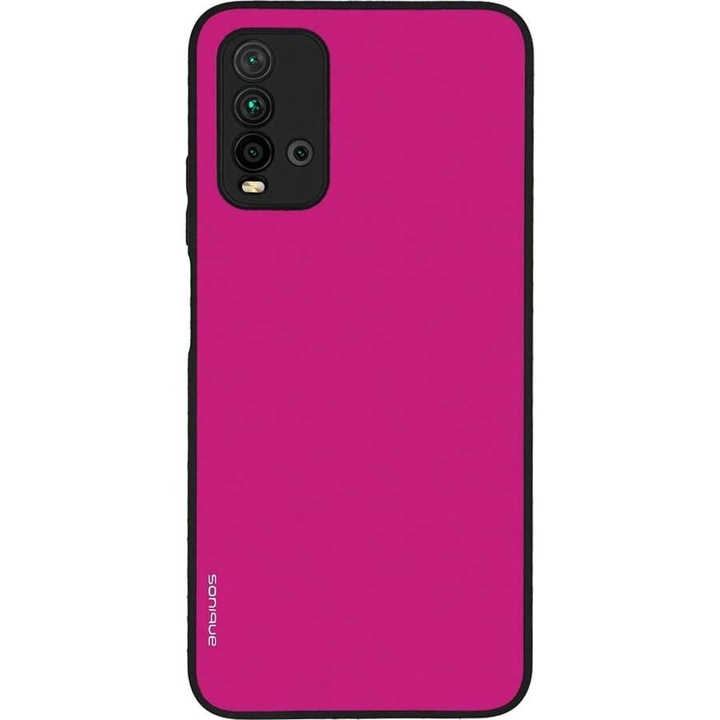 Husa telefon Sonique Colorbloc Series, pentru Xiaomi Redmi 9T, silicon, antisoc, roz