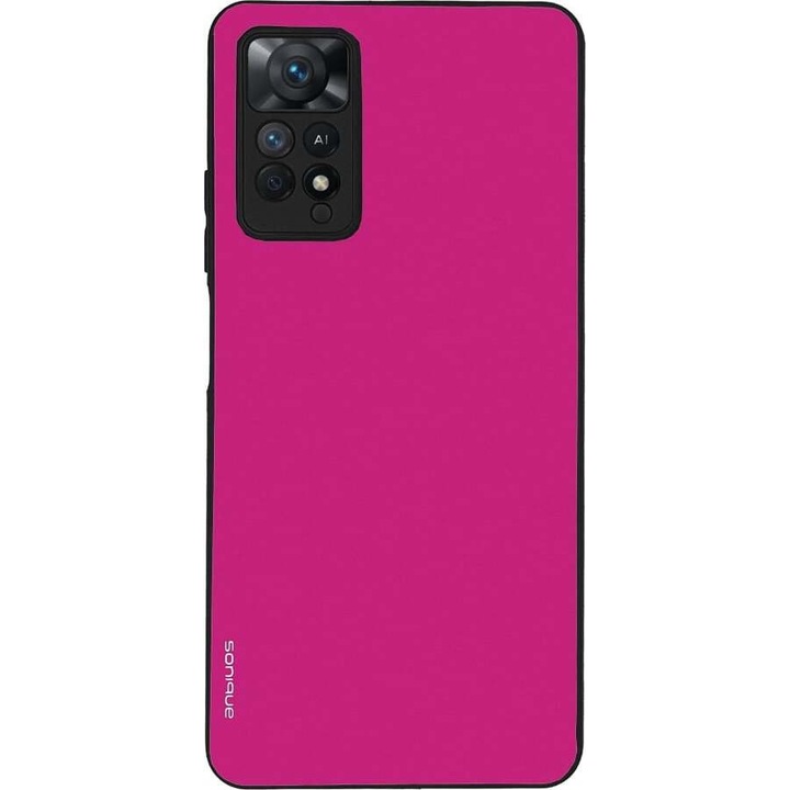 Husa telefon Sonique ColorBloc Series, pentru Xiaomi Redmi Note 11 Pro 4G/5G si Redmi Note 12 Pro 4G, silicon, antisoc, roz