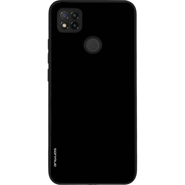 Husa telefon Sonique ColorBloc Series, pentru Xiaomi Redmi 9C / Redmi 10A, silicon, design modern, culoare neagra