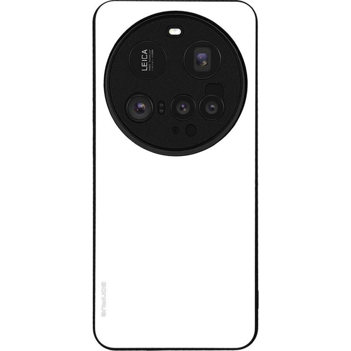 Husa telefon Sonique ColorBloc Series pentru Xiaomi 15 Ultra 5G, alb, silicon, design modern