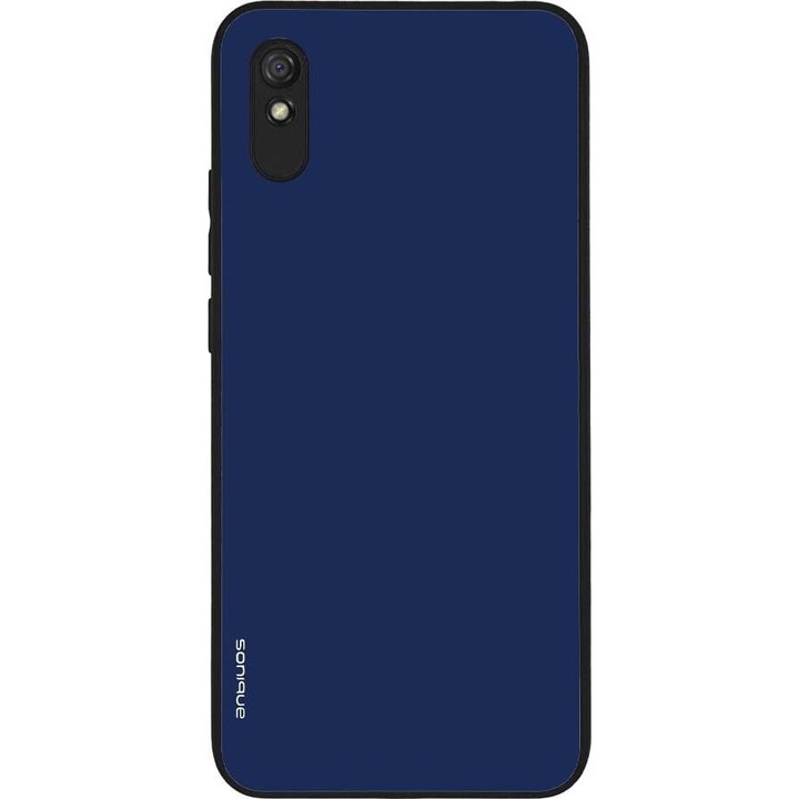 Husa telefon Sonique Colorbloc Series, protectie extra, antiderapant, albastra, pentru Xiaomi Redmi 9A / Redmi 9AT