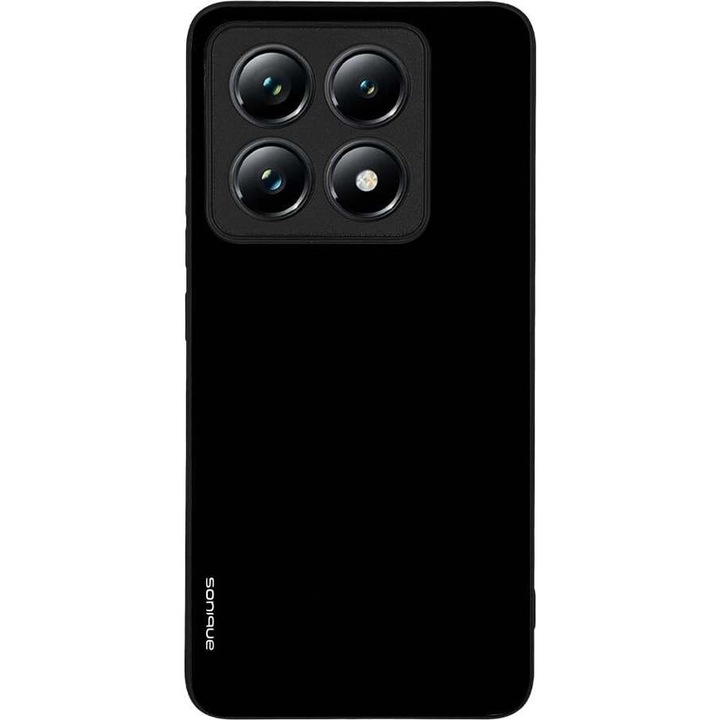 Husa telefon Sonique ColorBloc Series, pentru Xiaomi 14T Pro, silicon, design modern, culoare neagra
