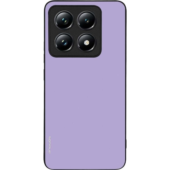 Husa telefon Sonique ColorBloc Series pentru Xiaomi 14T Pro, silicon, design modern, violet