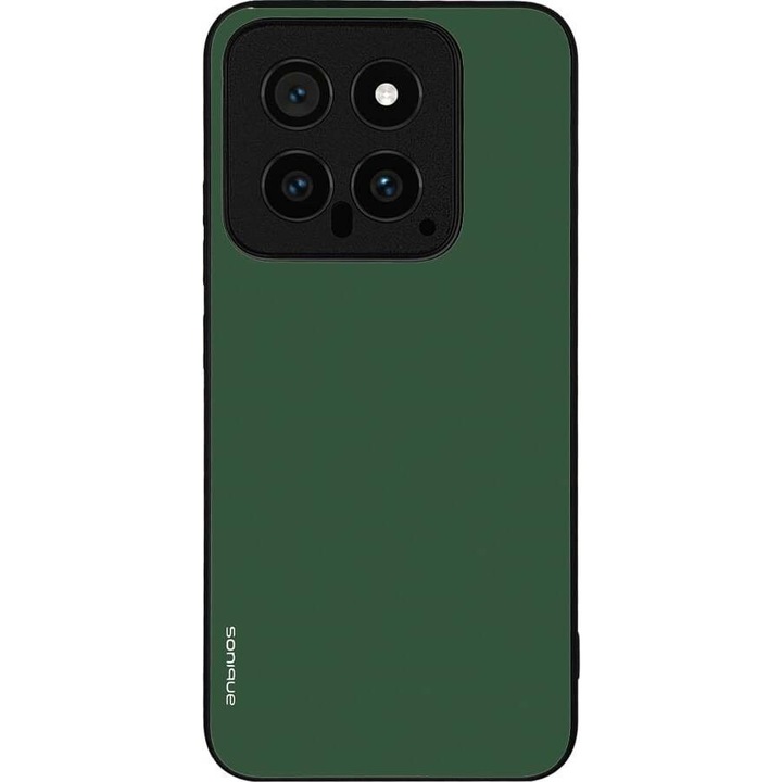 Husa telefon Sonique ColorBloc Series, verde, pentru Xiaomi 14, silicon, design modern, protectie antisoc