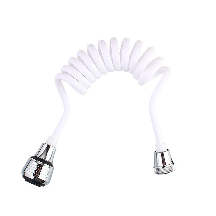 Spray pentru robinet, extensie detasabila, design modern, rotativ, pentru bucatarie, multicolor