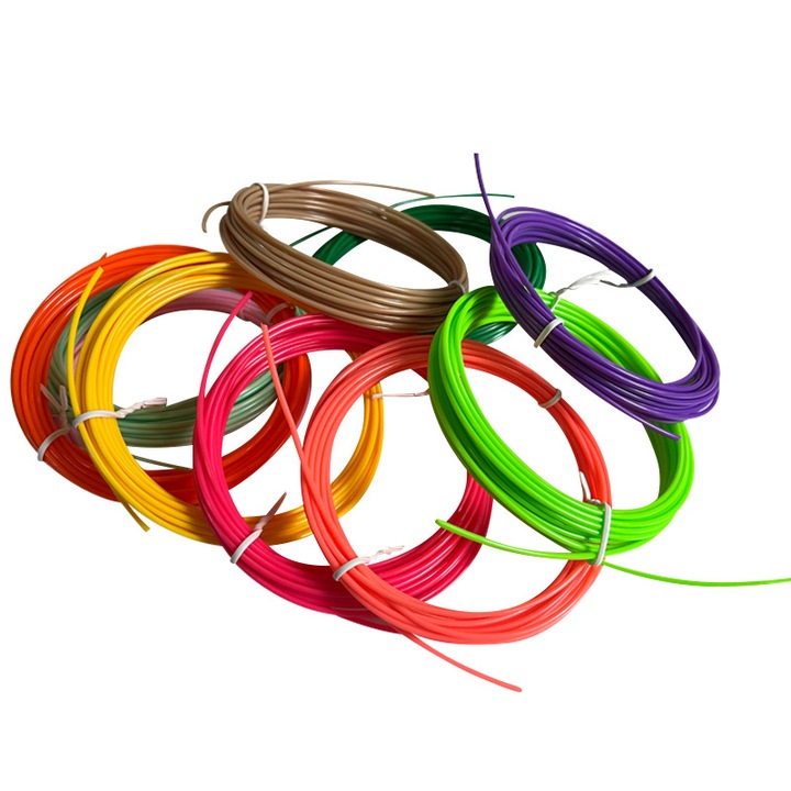 Creion 3D, 5M consumabile colorate, albastru, pentru educatie, ajustare temperatura si viteza