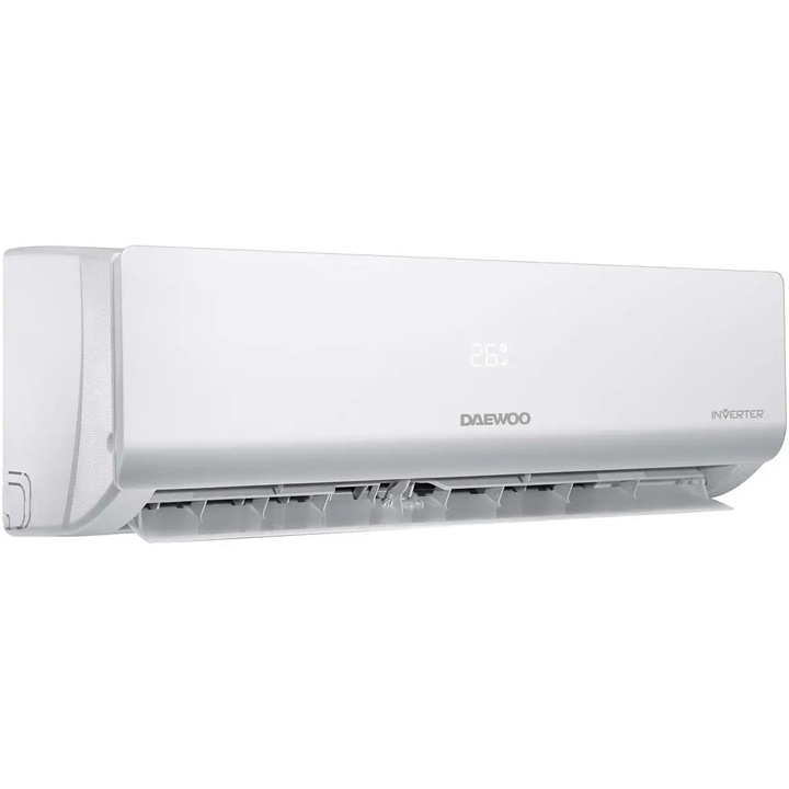 Aer conditionat Daewoo, 24000 Btu, Inverter, functie WI-FI, Clasa energetica A++, culoare alb