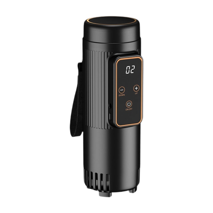 Frigider auto portabil, mini frigider cu display digital, geanta izolata, compact, set complet