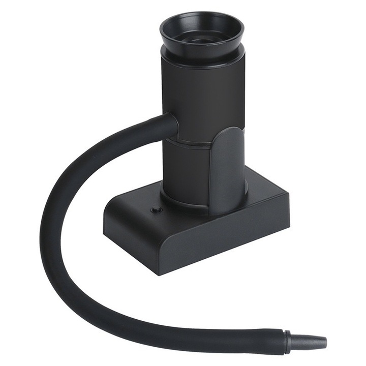 Kit fumator pentru cocktailuri si alimente, fumator portabil cu doua viteze, include chipsuri de lemn si accesorii, set cadou, negru.