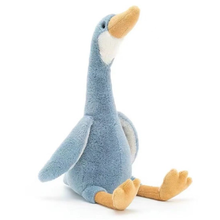 Jucarie de plus, gasca albastra, material moale, umplutura rezistenta, 30x20cm