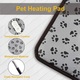 Подгряваща подложка за домашни любимци, 45x45см, 20W, 3 температурни настройки, текстилен и PVC материал, водоустойчива