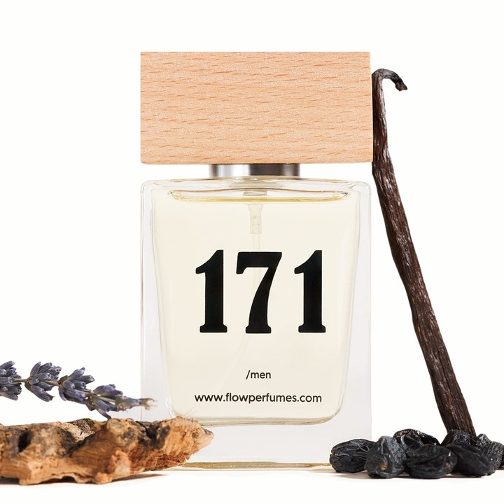 Parfum bărbătesc Flow Nr.171, aromatic-lemnos, 50 ml