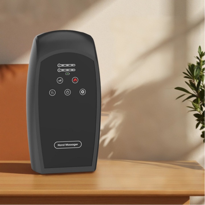 Aparat de masaj pentru maini, masaj cu vibratii si caldura, set pentru relaxare, multicolor
