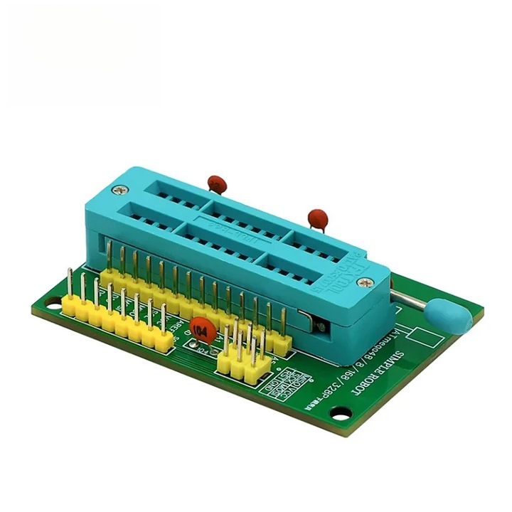 Az ATmega48/8/168/328P-PU DIP28 kis rendszerkártya használható az Arduino programozó foglalathoz