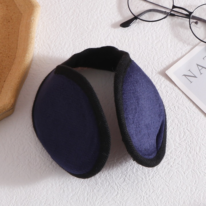 Caciuli barbati, caciuli de iarna, navy blue, set de caciuli calde si rezistente la vant