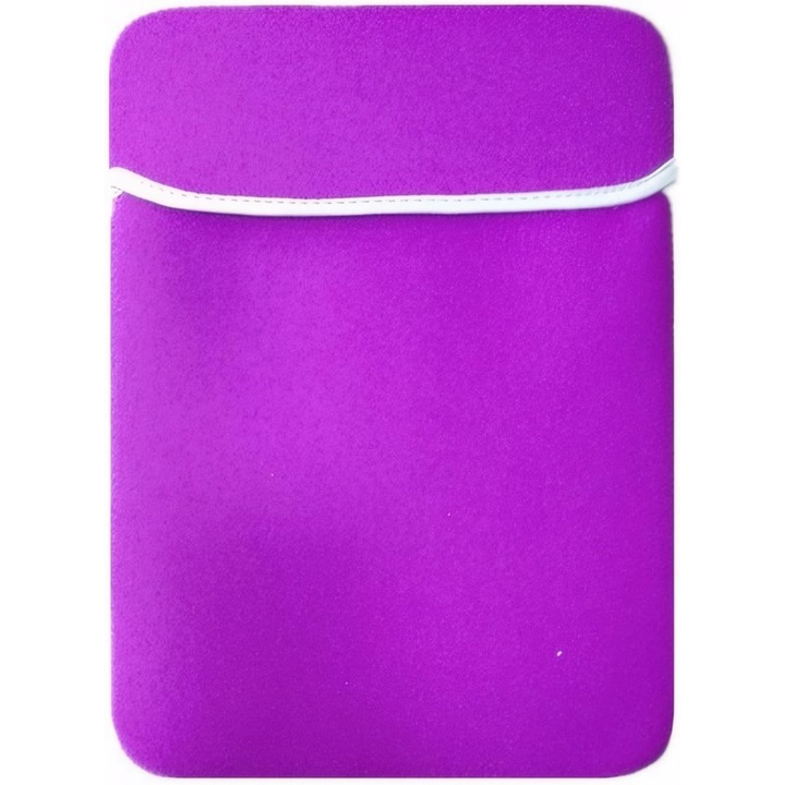 Geanta laptop 13 inch, impermeabila, violet, design slim