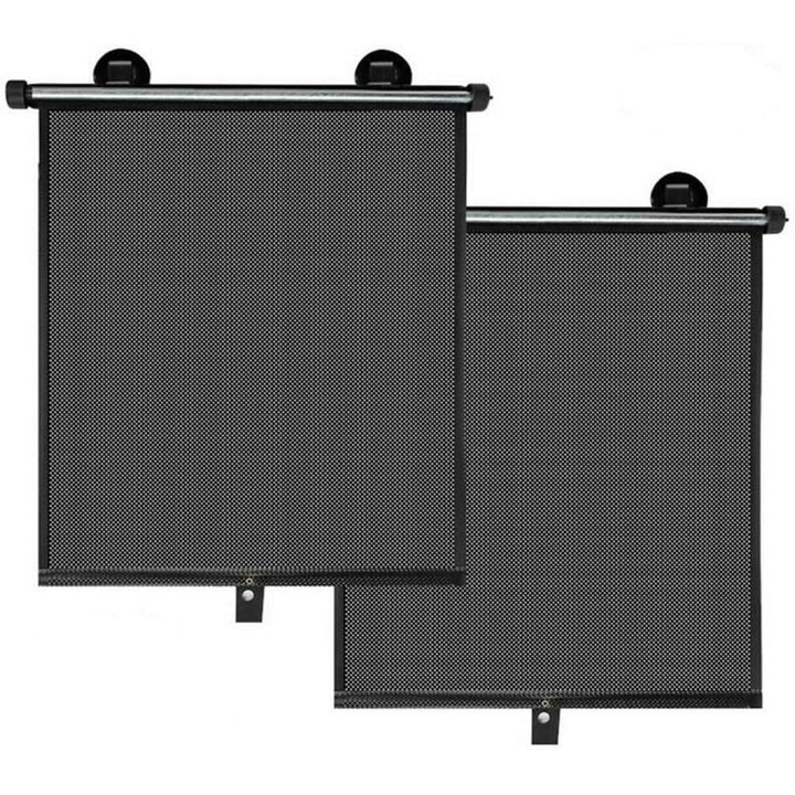 Parasolar auto extensibil, 50x50cm, protectie solara, montare usoara, set