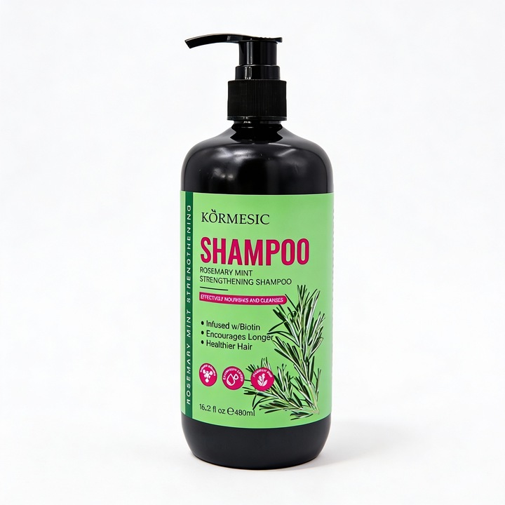Sampon cu rozmarin si menta pentru ingrijire completa a parului
