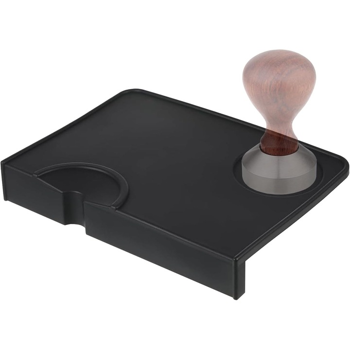 Masuta pentru tampare cafea, silicon, design anti-alunecare, 20.5x15x3cm, protectie pentru suprafete