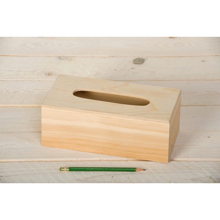 Suport servetele din lemn, bej, 23x12x8.5cm