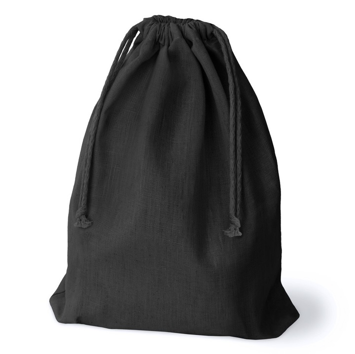 Geanta din bumbac, Allbag, 30x45 cm, neagra, 145g, ecologica, set 1 bucata