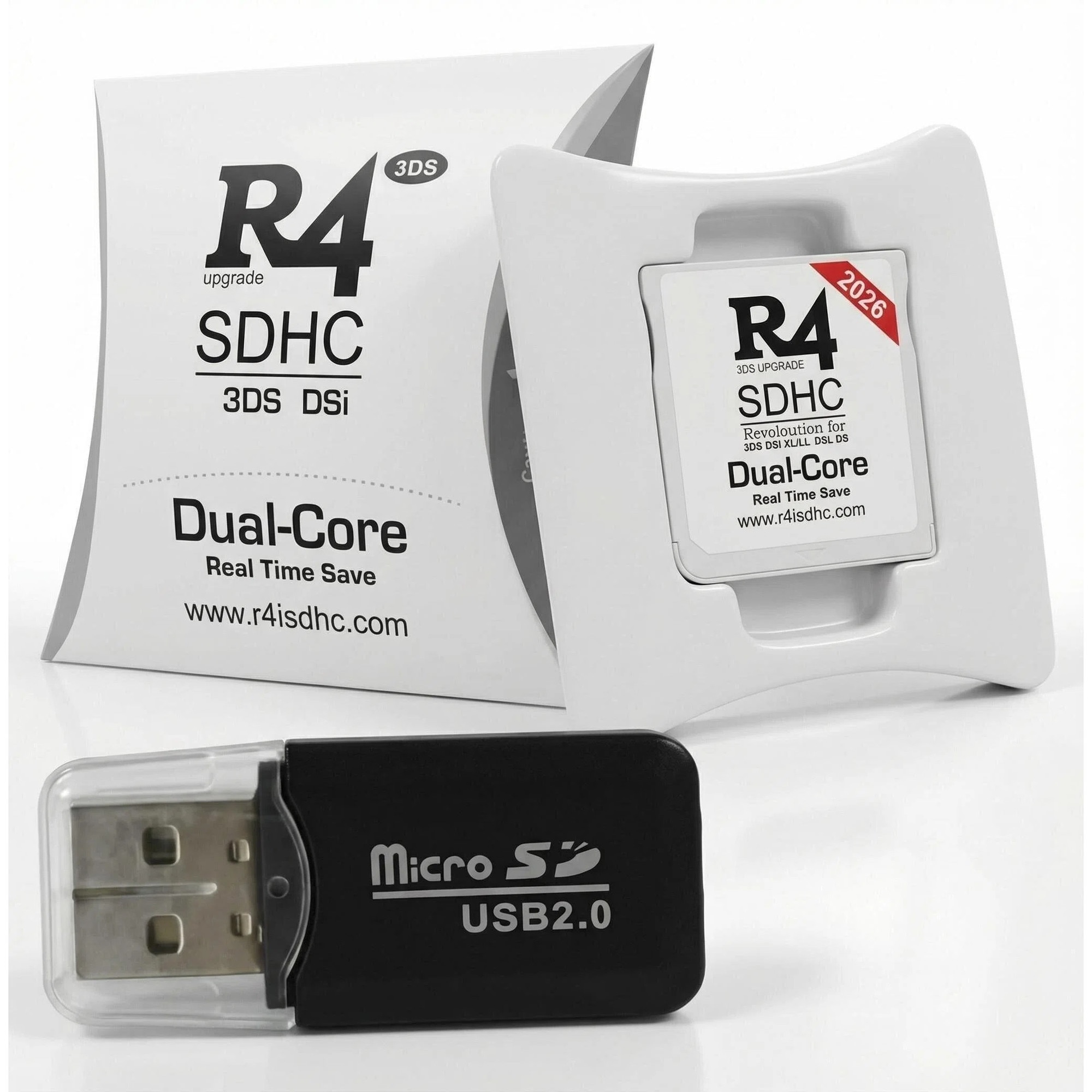 Card de Modare R4 SDHC RTS Lite 2026 compatibil Nintendo DS, NDSi, 3DS ...