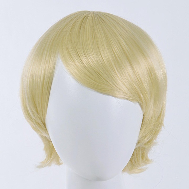 Peruca pentru femei, 29cm, din matase de inalta temperatura, usor de utilizat, multicolor, 170g