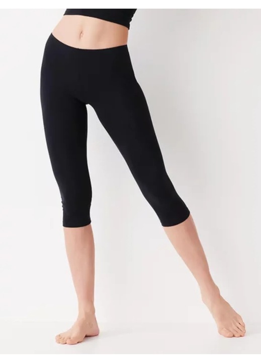 Colanți 3/4 Miss Fit, negru, Negru