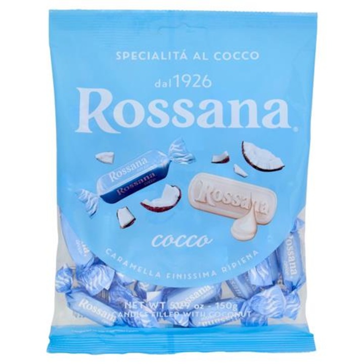 Bomboane, Rossana Cocco, nucă de cocos, 150 g, ambalaj 150 g