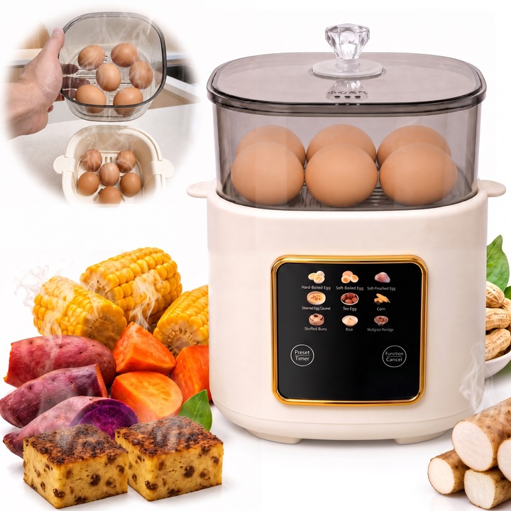 Fierbator Philips HD9359/90, 2200 W, 1.7 L, baza 360°, 4 butoane presetate pentru selectarea bauturilor si a ingredientelor, Filtru cu microsita, control temperatura, Negru