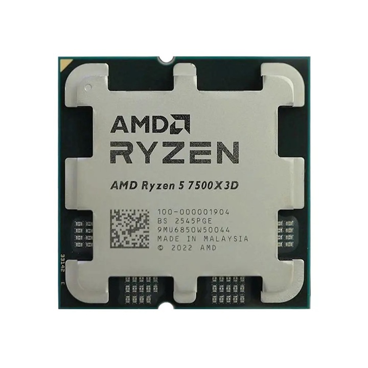 Procesor AMD Ryzen 5 7500X3D, 6C / 12T, 4.00 - 4.50 GHz, 102 MB cache, 65 W, Tray