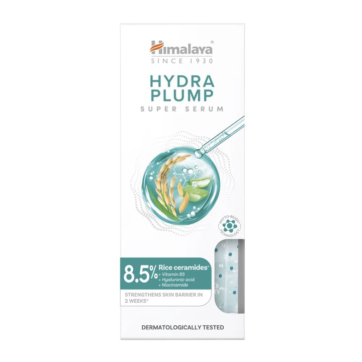 Ser hidratant, Himalaya, Hydra Plump Super Serum, 5% Complex Hydra, 30 ml