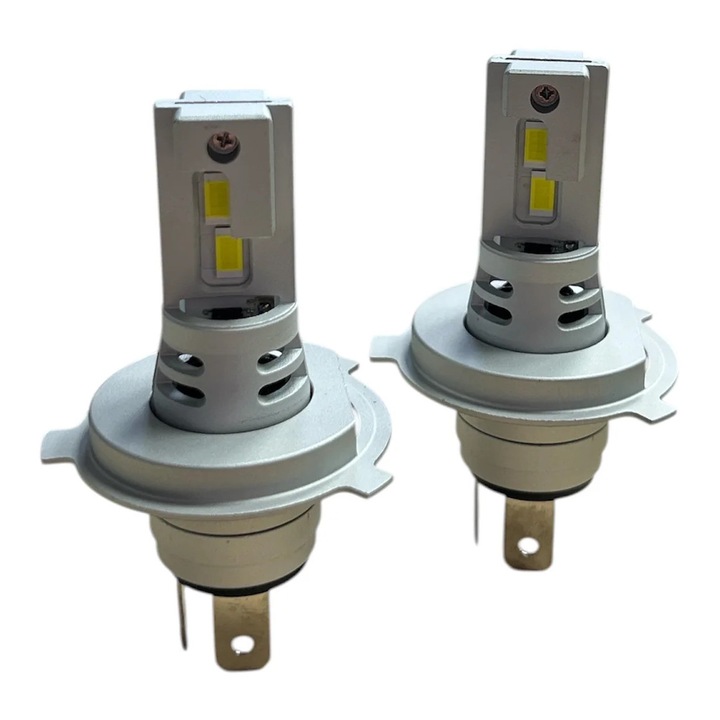 Set Becuri LED H4 Cool Price, 2000 Lumeni, 6500K, Alb Rece, 12V