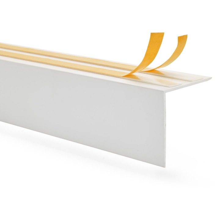 Quest öntapadós PVC gardinasín takaró 30×30 mm, 2 m, Fehér