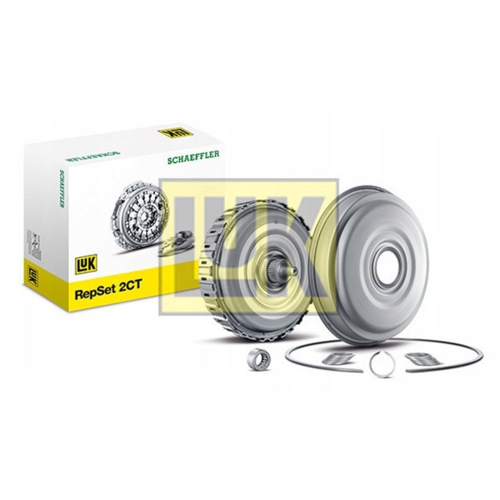 LUK kuplungszett automata DSG 7/S-Tronic sebességváltóhoz, 602002600, tárcsával, nyomólappal, kinyomócsapággyal és csavarokkal