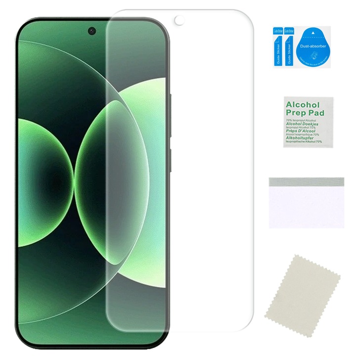 Folie protectie hidrogel pentru XIAOMI 17 PRO MAX, transparenta, 0.13mm, set complet