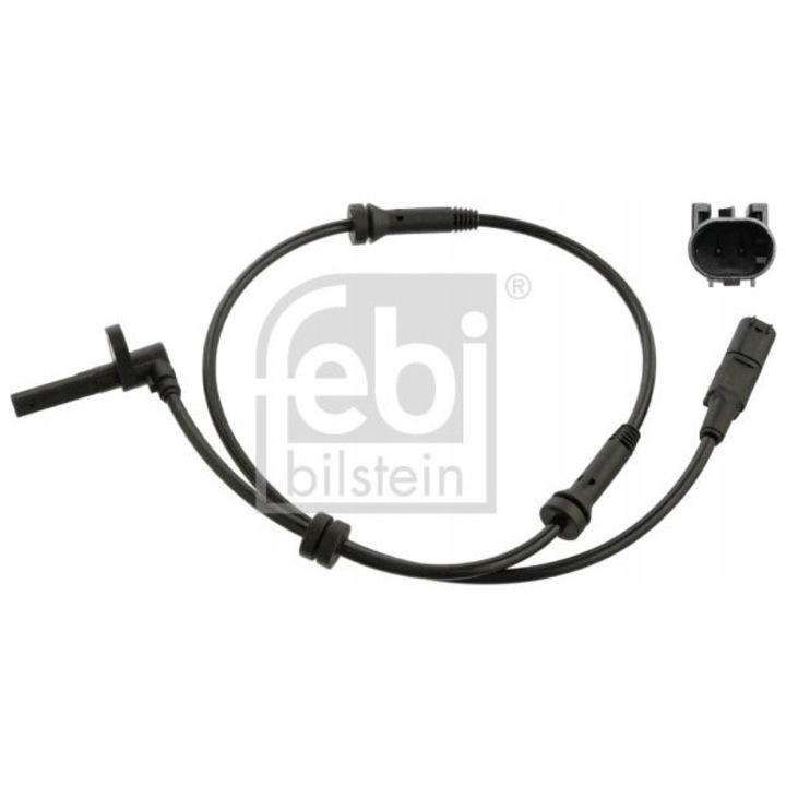 Senzor ABS FEBI BILSTEIN pentru FIAT PUNTO 03-10, 2 conectori, lungime cablu 746mm
