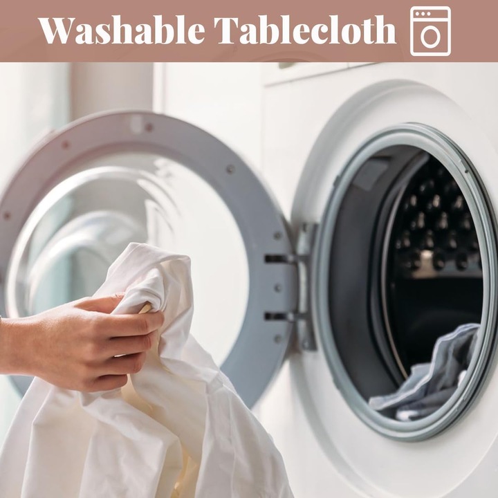 Fata de masa rotunda, 3D, cu margini elastice, reutilizabila, multicolor, 70cm