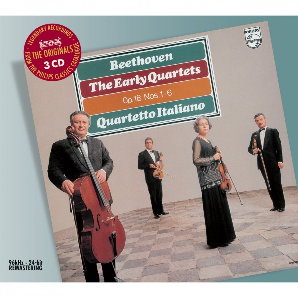 Quartetto Italiano-The Early String Quartets-Ludwig Van Beethoven-3CD