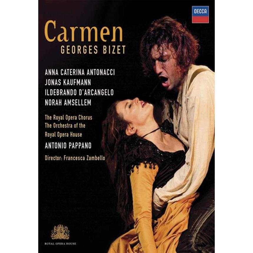 Anna Caterina Antonacci, Jonas Kaufmann, Ildebrando Darcangelo, Norah Amsellem-Carmen-Georges Bizet-BD