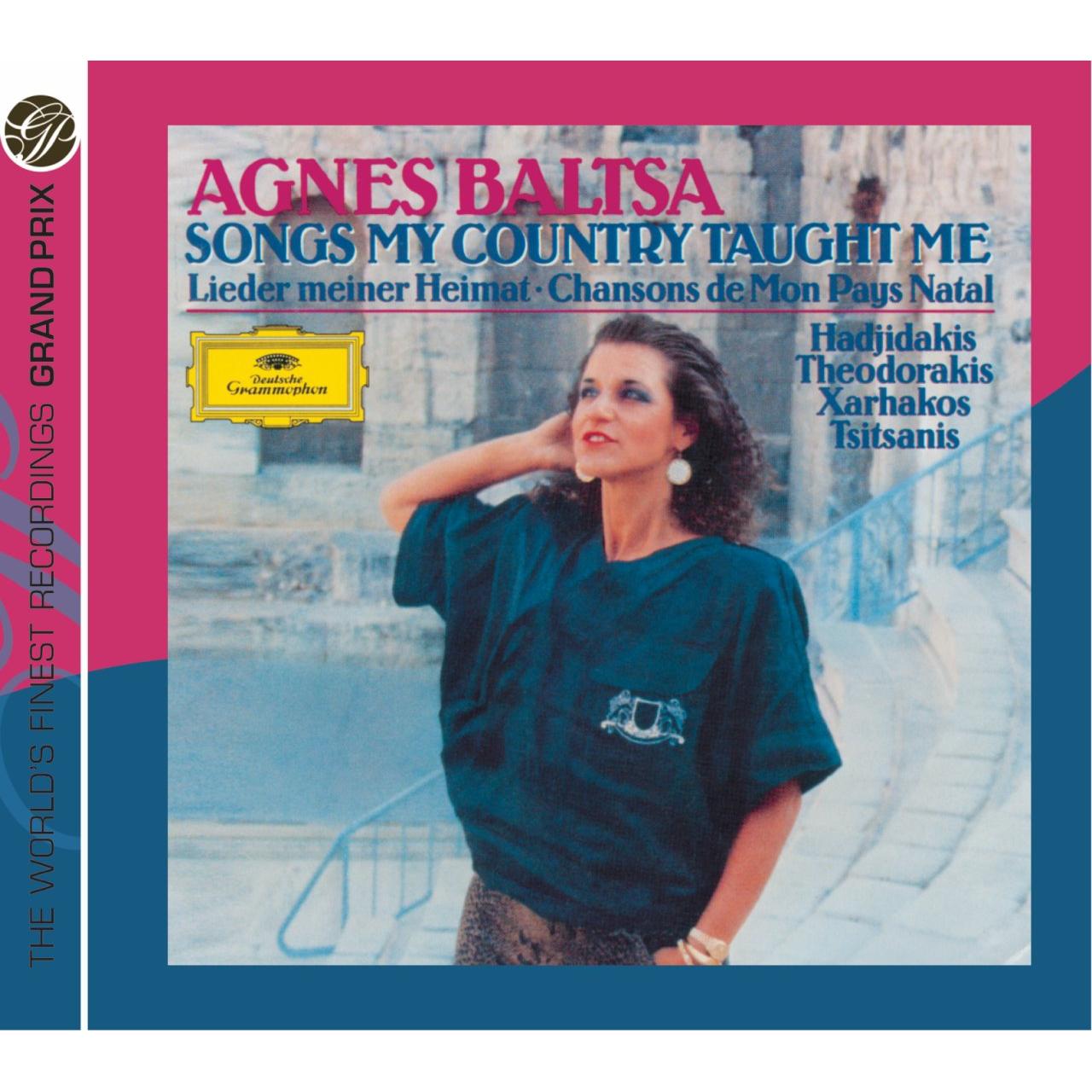 Agnes Baltsa-Songs My Country Taugh Me-Alekos Sakellarios, Manos Hadjidakis-CD